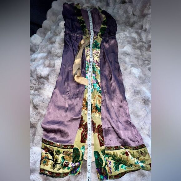 Rare Vintage Hale Bob, Silk purple bohemian Dress - Picture 10 of 16